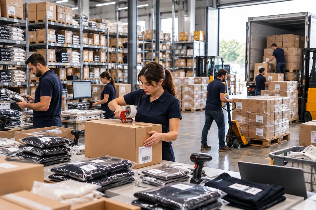 RFID ile sipariş toplama ve sevkiyat kontrolü